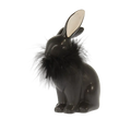 Hase mit Fell - charmante Dekoration mit natürlichem Look