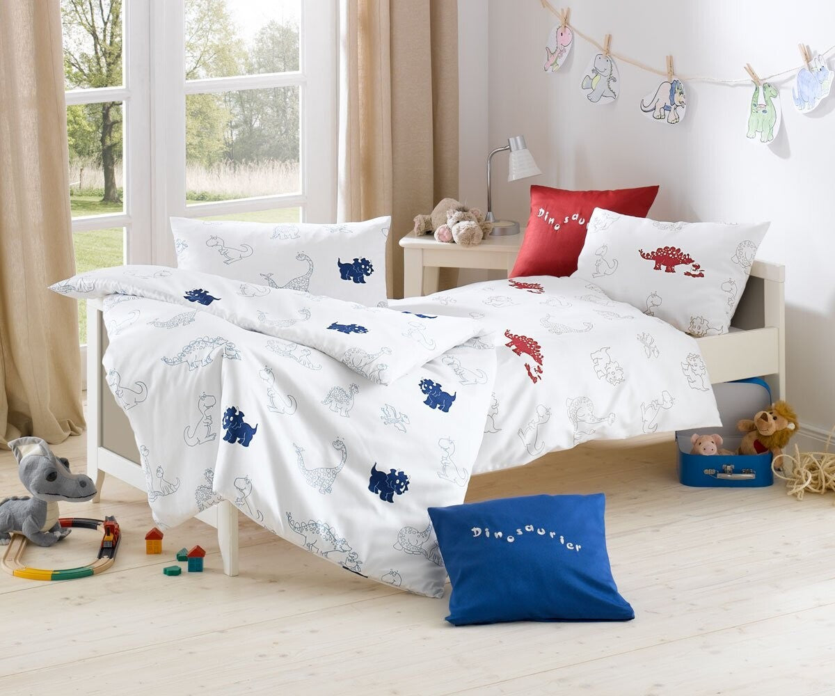 Kinderbettwäsche DINO – Abenteuerliche Träume für kleine Dino-Fans