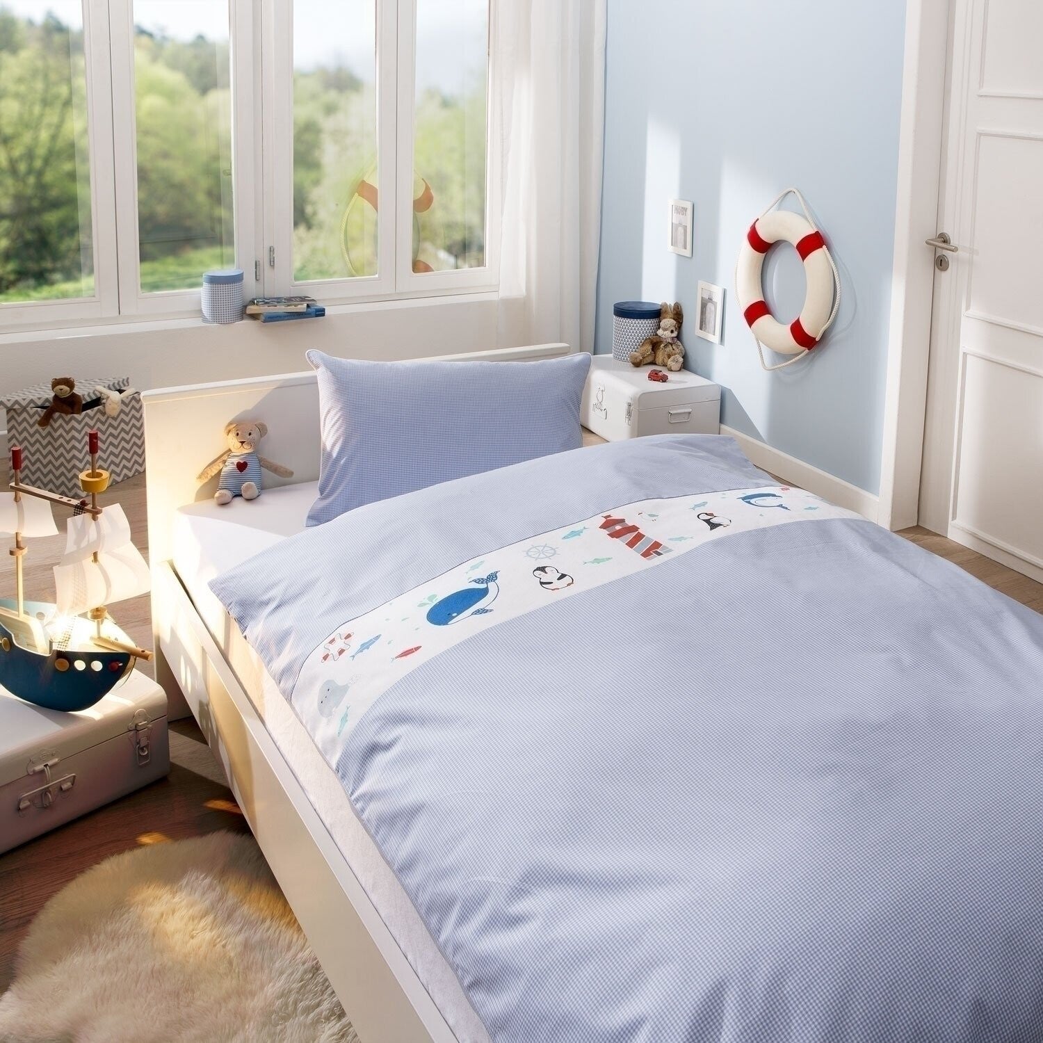 Kinderbettwäsche LEUCHTTURM – maritimes Flair für kleine Entdecker