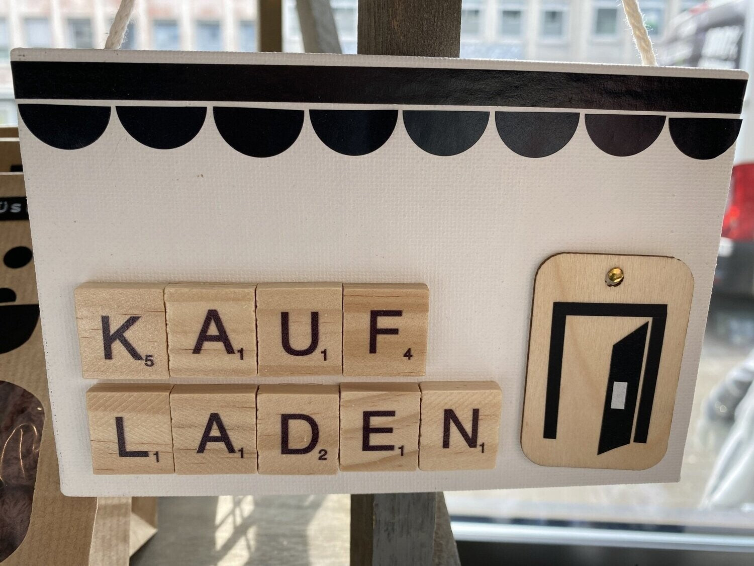 Kaufladen-Schild – liebevoll handgefertigt für Kinder