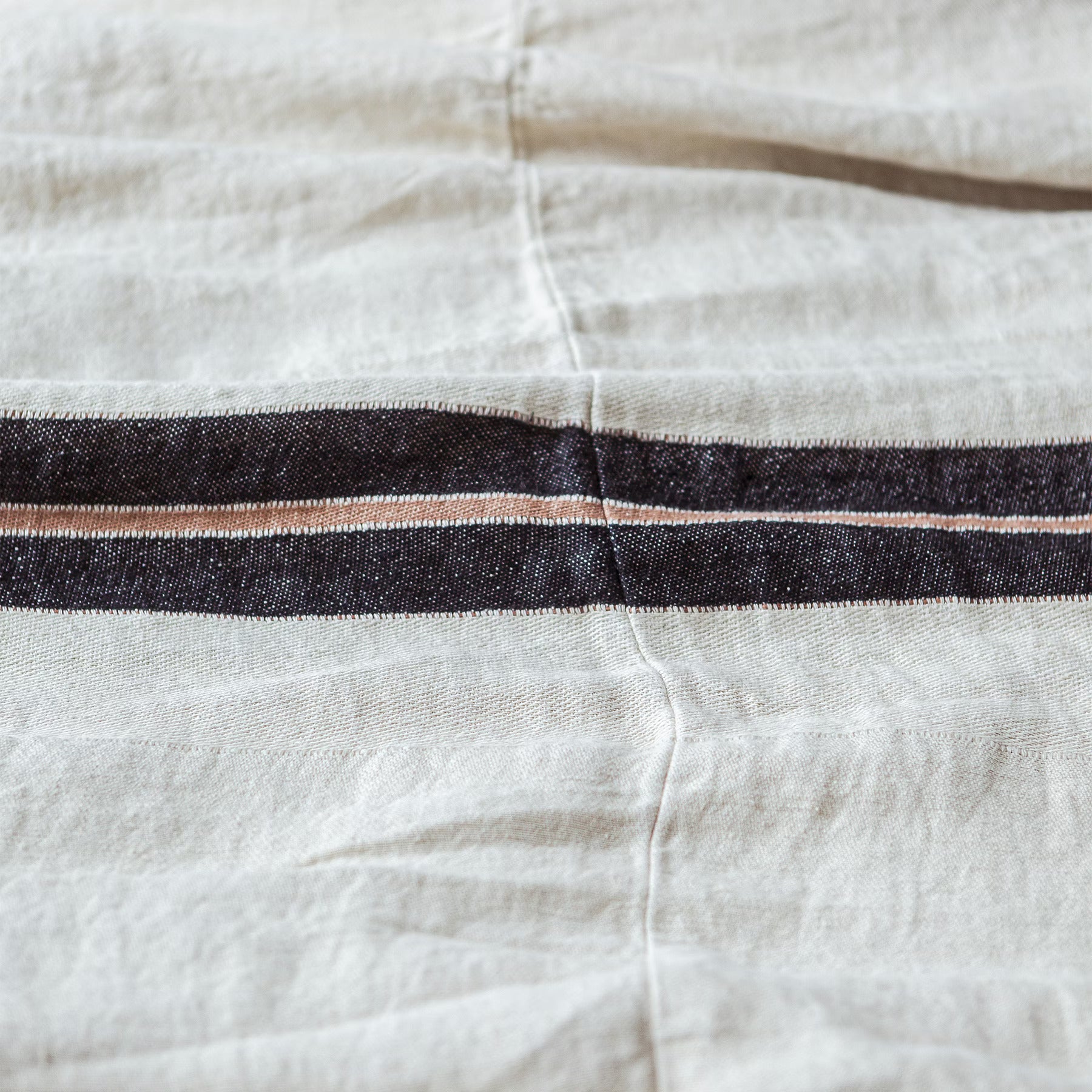 Libeco THE The Patagonian Stripe Decke – 100 % Leinen von Libeco Home | Zeitloses Streifendesign