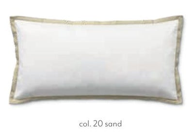 Satin-Bettwäsche ONE mit farbigem Stehsaum von decode by luiz